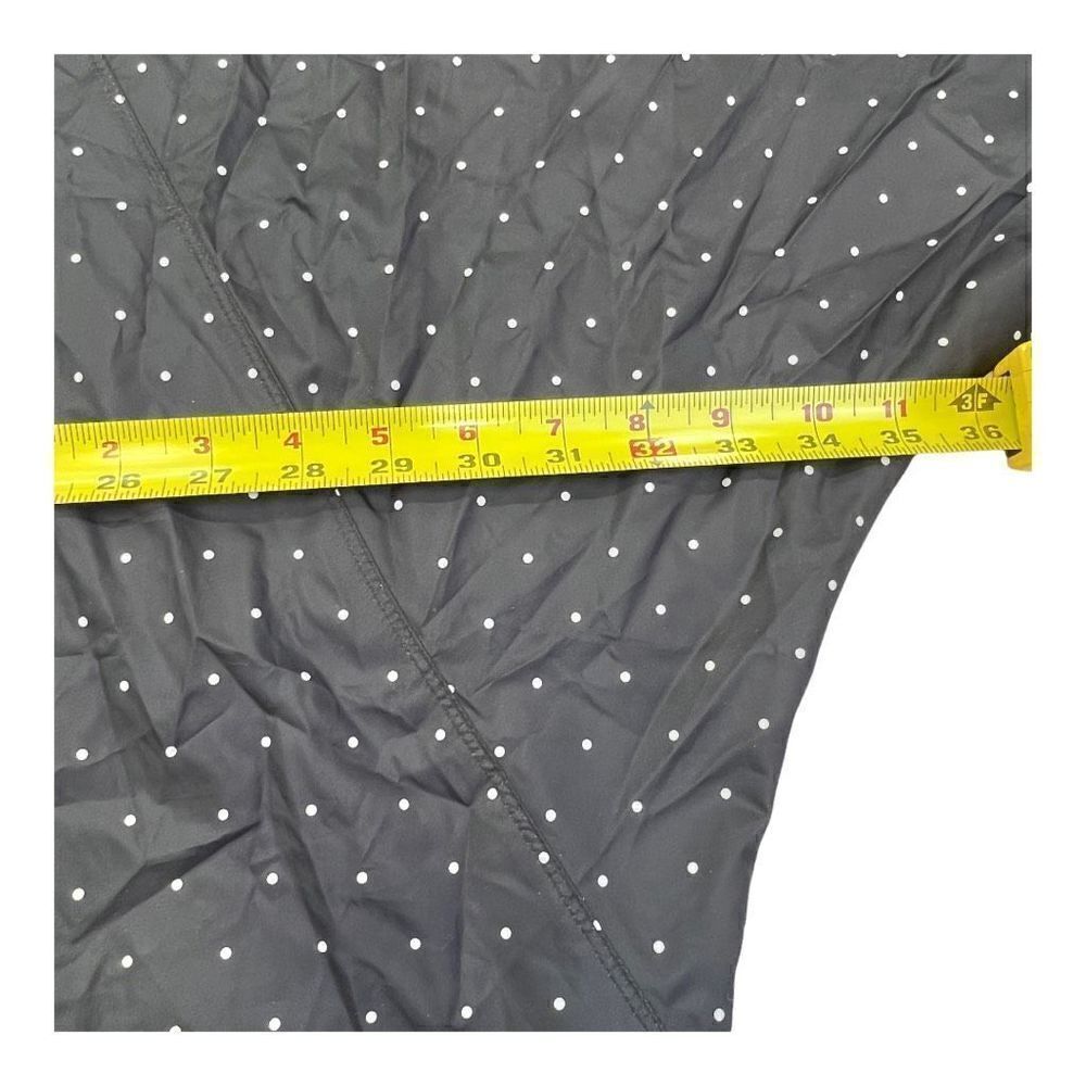 Columbia Women's Medium Black Polka Dot Packable Lightweight Hooded Jacket - Picture 4 of 8